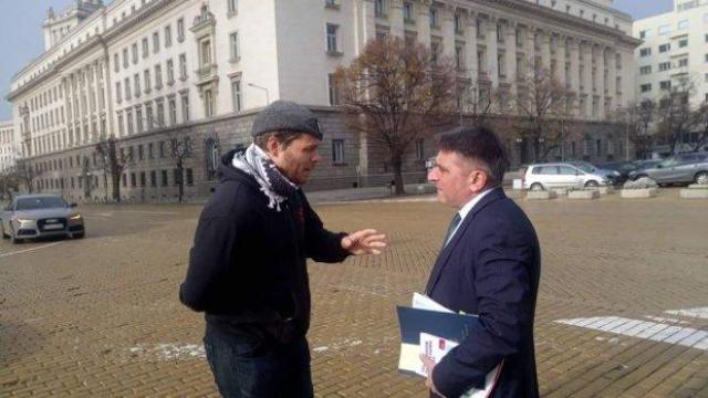 Как Джок Полфрийман срещна министъра на правосъдието (снимки)