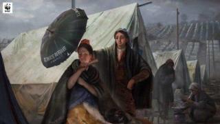 Музей промени 4 шедьовъра, за да илюстрира пагубното изменение на климата (видео и снимки)