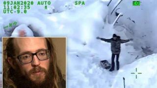Спасиха мъж, бедствал 22 дни в студа в Аляска, изписал "SOS" в снега (видео)