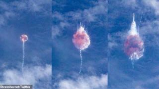 С умишлен взрив на ракета SpaceX завърши тестовете си за аварийно спасяване на екипа (видео и снимки)
