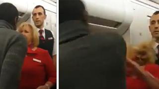 Агресивен пътник и стюардеса си разменят шамари по време на полет (видео и снимки)