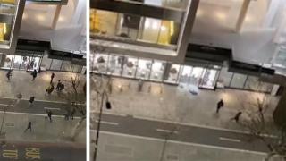 Бандити разбиха витрините на магазин за алкохол в Лондон в навечерието на карантината (видео и снимки)