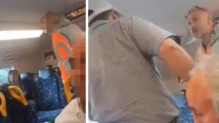 Смел пътник във влак спаси азиатка от нападение на расова основа (видео и снимки)