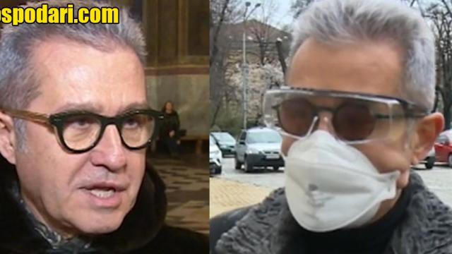 Йордан Цонев облизва общата лъжичка в църквата, но в парламента ходи с маска и ръкавици (видео)