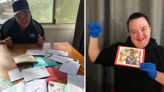 Мъж със синдрома на Даун, страдащ от социалната изолация, получи трогателна подкрепа от цял свят (снимки)