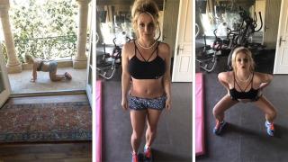 Бритни Спиърс е подпалила домашния си фитнес със свещи (видео и снимки)