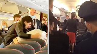 Руснаци се сбиха на борда на самолет, пренебрегвайки мерките за социална дистанция (видео и снимки)
