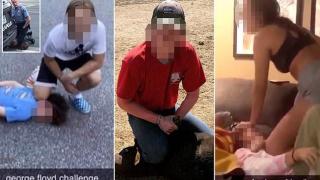 Бели тийнейджъри  пародират задушаването  на Джордж Флойд в позорно ново предизвикателство в мрежата (видео и снимки)