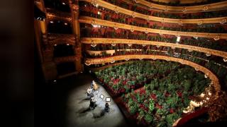 Барселонската опера  изнесе пред растения първия си концерт след карантината (видео и снимки)