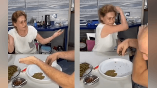 Жена наби мъж, защото не свива сармите нормално (видео)