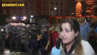 Ексцесиите на протеста, с които се сблъска екипът на "Господарите"