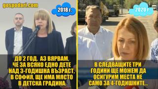 Йорданка Фандъкова с еднакви обещания през 2018 г. и 2020 г. (видео)
