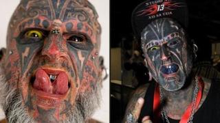 Мъж, татуирал 95% от тялото си, показа снимка от времето преди да започне