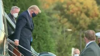 Доналд Тръмп влезе в болница (видео)