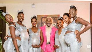 Нигерийски плейбой се ожени едновременно за шест съпруги, всичките бременни от него (видео)