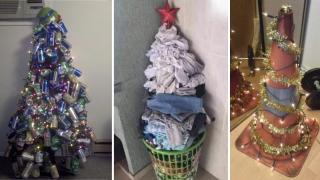 10 оригинални идеи как да си направим коледна елха с подръчни материали (снимки)