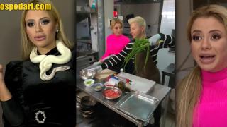 Инфлуенсърка носи жив питон и не сготви нищо в „Черешката“ (видео)