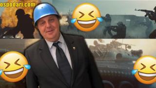 Каракачанов озвучава новата високо-тестостеронова реклама на армията (видео)