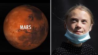 Грета Тунберг публикува иронична реклама за туризъм на Марс, касаеща 1% от хората на Земята - най-богатите (видео)