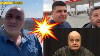 Борисов полага асфалт за Слави Трифонов и осмива едни "умни и красиви дебелаци" (видео)