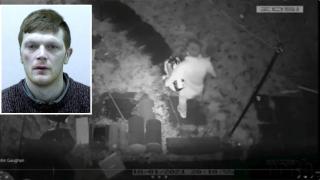 Разпознаха еднокрак крадец по запис от охранителна камера (видео и снимка)