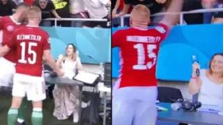 Жена стана вайръл с реакцията си след гола на Унгария срещу Франция на Евро 2020 (видео)