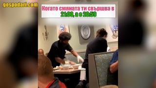 Вижте най-бързото отсервиране на маса (видео)