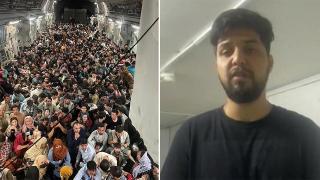 Чуйте какво разказва фотографът, заснел претъпкания самолет с бегълци от Афганистан (видео)