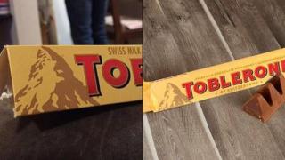 Хора не могат да повярват, че са пропуснали скритото изображение в логото на Toblerone (снимки)