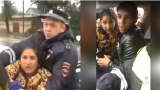 Тълпа роми напада полицаи в Русия при рутинна пътна проверка (видео)