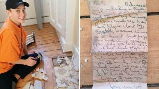 Тийнейджър откри 100-годишно любовно писмо, разкриващо забранена афера на омъжена жена