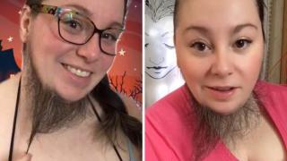 Брадата млада жена с успешен бизнес в Only Fans твърди, че мъжете обожават вида ѝ (снимки)