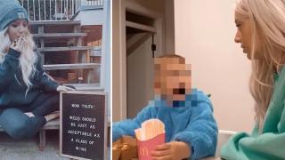 Майка смята, че децата ѝ не възразяват тя да пуши трева, щом им поръчва McDonalds (видео)