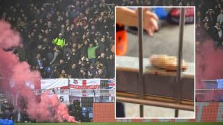 Фен на английски футболен отбор остана без пръст при радост след гол (видео)