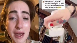 Жена случайно глътна слушалката си, след като я сбърка с болкоуспокояващо (видео)