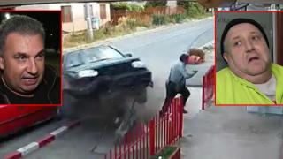 Пиян без книжка и с дете връхлетя с колата в магазин в Лом (видео)