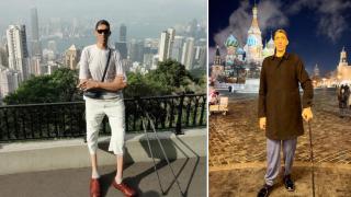 Най-високият човек на планетата отива в Москва да си търси съпруга (снимки)