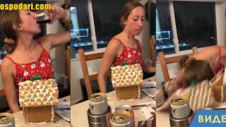 Ето какво значи да ти писне от празнуване (видео)