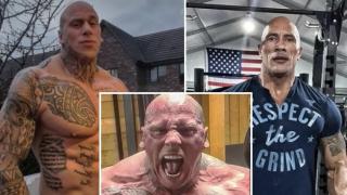 "Най-страшният мъж в света" опитва да предизвика Скалата на MMA двубой