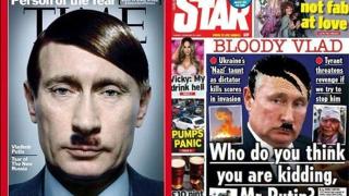 "Кървавата война на Путин": Западните медии изобразиха руския президент като Хитлер