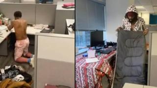 Уволниха служител, ползвал офиса за жилище, за да пести от наем (видео)