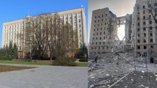 Руски удар порази областната администрация в Николаев (видео)