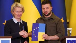 ЕК предложи на Украйна ускорено приемане в Европейския съюз (видео)