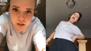 Тиктокърка стана световна сензация заради случаен удар в леглото (видео)