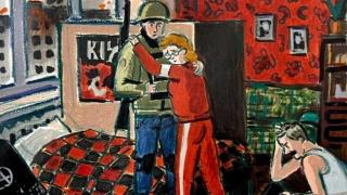 "Унищожение на невинността". Как една художничка рисува войната в Украйна