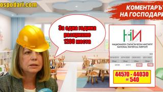 Детска градина “през крив макарон”  (Коментарът на “Господарите”)