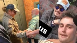 Джони Деп отпразнува победата в пъб в Нюкасъл (видео)