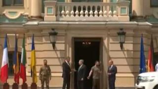 Лидерите на Франция, Германия, Италия и Румъния подкрепиха европейската интеграция на Украйна (видео)
