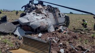 Военен хеликоптер се разби в Мексико, има 14 жертви (видео и снимки)
