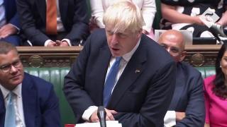 Борис Джонсън се сбогува с британския парламент с цитат от "Терминатор 2" (видео)